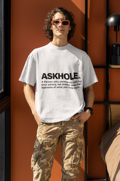 &quot;Certified Askhole&quot; - Unisex T-Shirt for the Playfully Opinionated